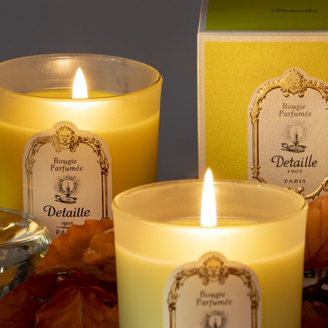 Delicately scented candle Mimosa des Collines