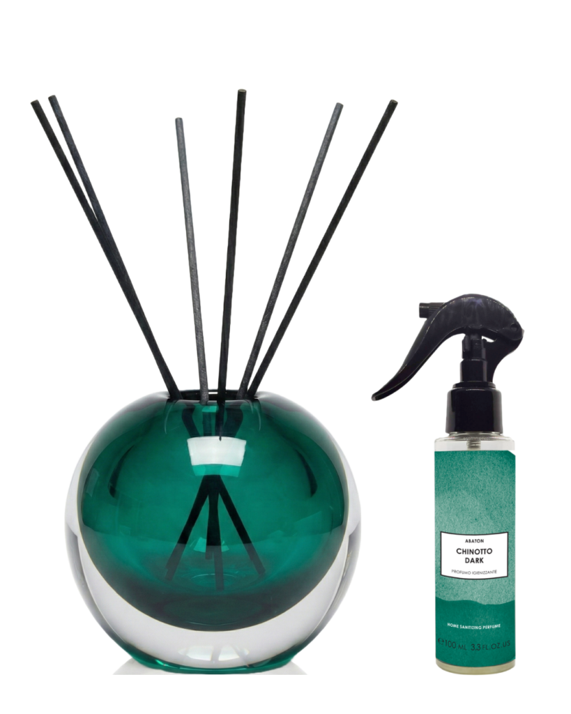 Chinotto Dark - Diffusore in Cristallo e Spray Ambiente