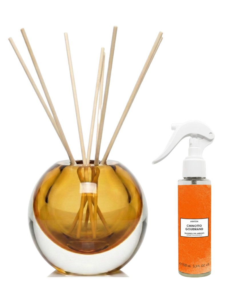 Chinotto Gourmand - Diffusore in Cristallo e Spray Ambiente